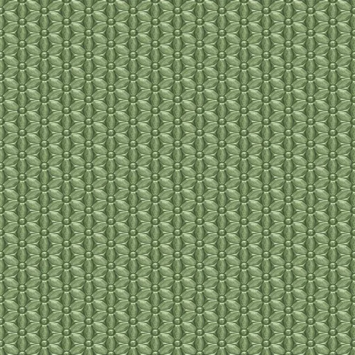 SK Filson Green Mosaic Flowers Wallpaper