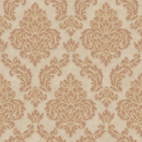 SK Filson Coper Sahara Damask Wallpaper