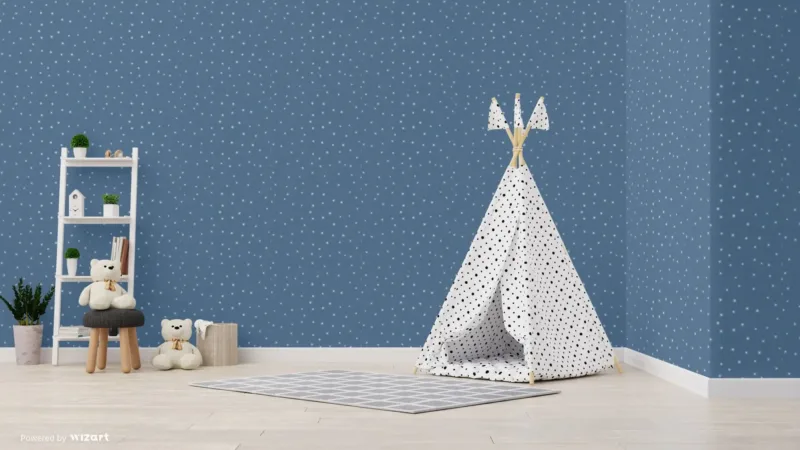 SK Filson Blue Twinkle Twinkle Stars Wallpaper