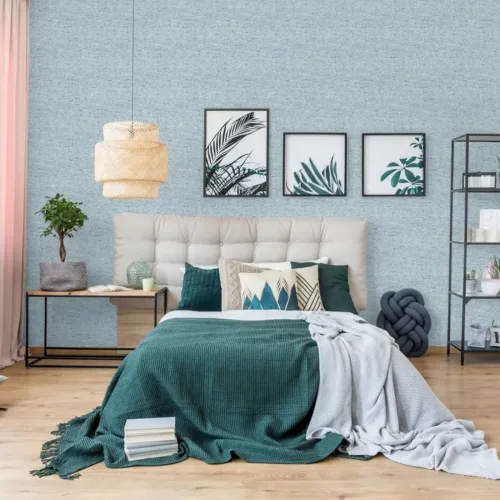 SK Filson Blue Mother of Pearl Wallpaper