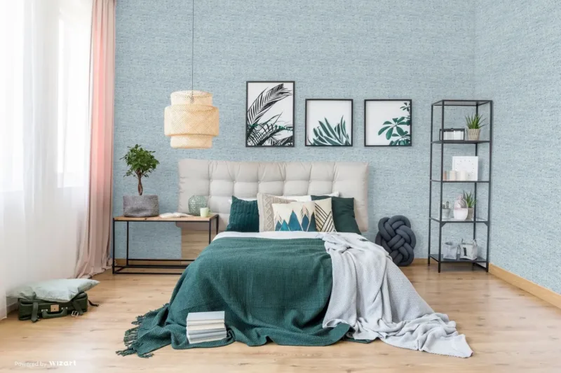 SK Filson Blue Mother of Pearl Wallpaper