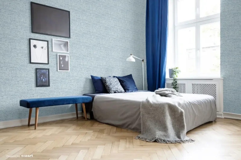SK Filson Blue Mother of Pearl Wallpaper