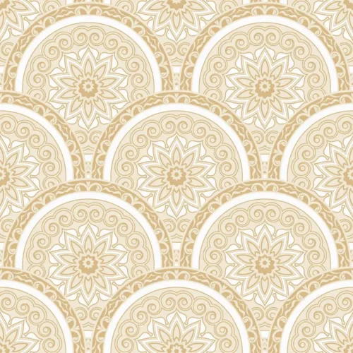 SK Filson Gold Divine Plates Wallpaper