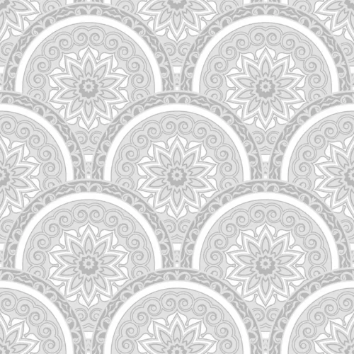 SK Filson Grey Divine Plates Wallpaper