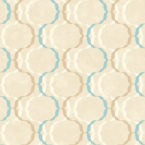 SK Filson Blue Diamond Trellis Wallpaper