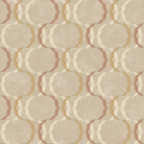 SK Filson Copper Diamond Trellis Wallpaper