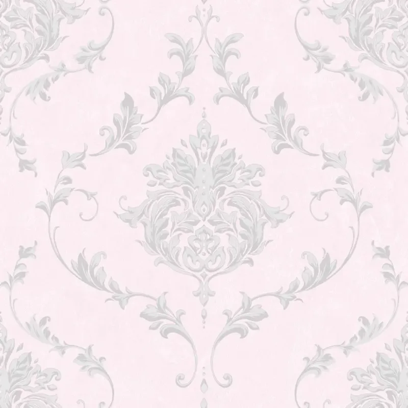 SK Filson Pink Damask Wallpaper