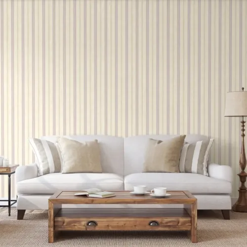 SK Filson Purple Textured Stripes Wallpaper