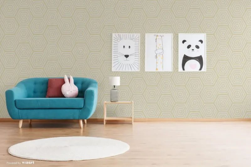 SK Filson Stone Hexagons Wallpaper