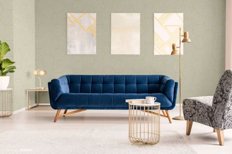 SK Filson Stone Hexagons Wallpaper