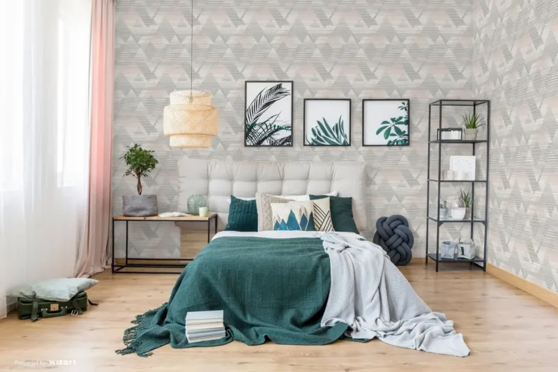 SK Filson Taupe Prism Wallpaper