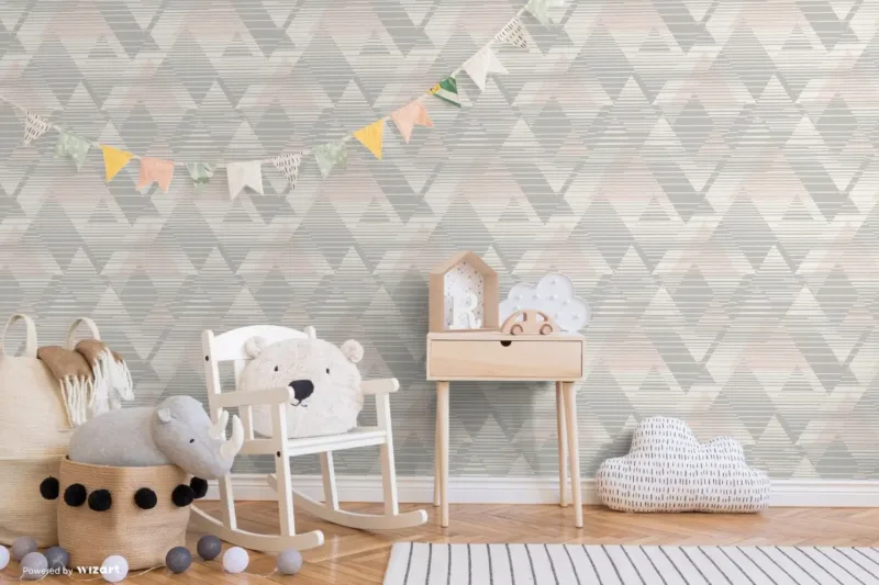 SK Filson Taupe Prism Wallpaper - Image 2