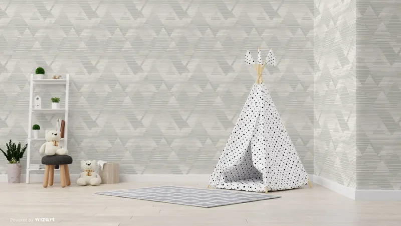 SK Filson Grey Prism Wallpaper