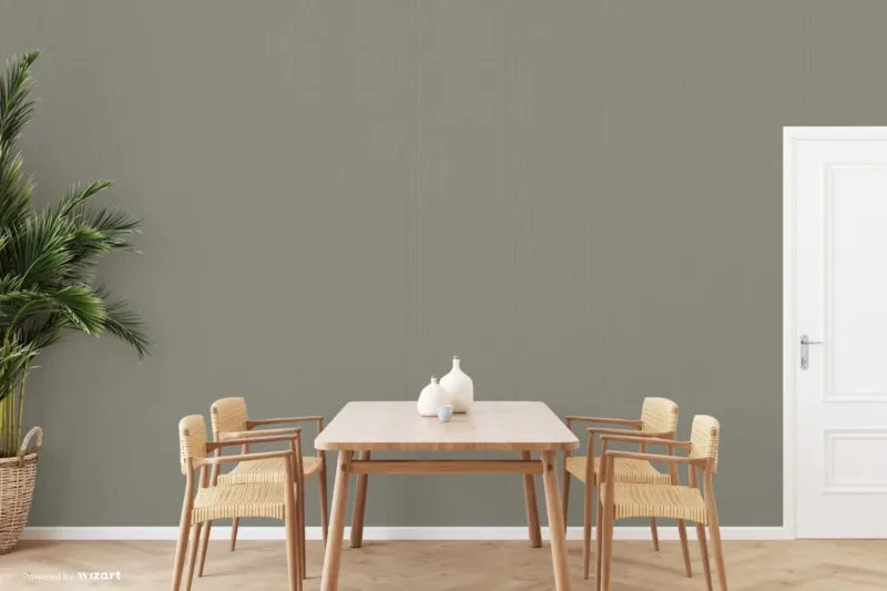 SK Filson Brown Linen Plain Wallpaper