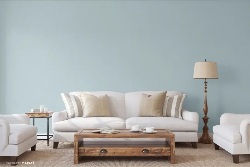 SK Filson Aqua Linen Plain Wallpaper