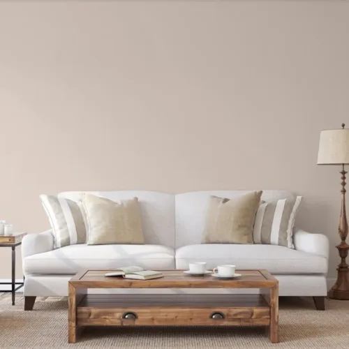 SK Filson Blush Pink Linen Plain Wallpaper