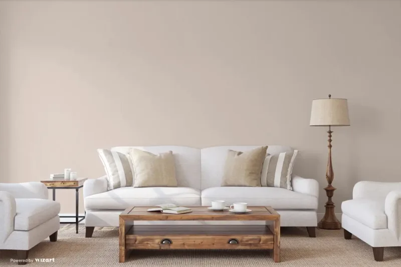 SK Filson Blush Pink Linen Plain Wallpaper
