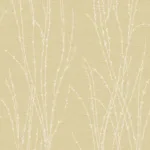 SK Filson Yellow Botanical Ferns Wallpaper