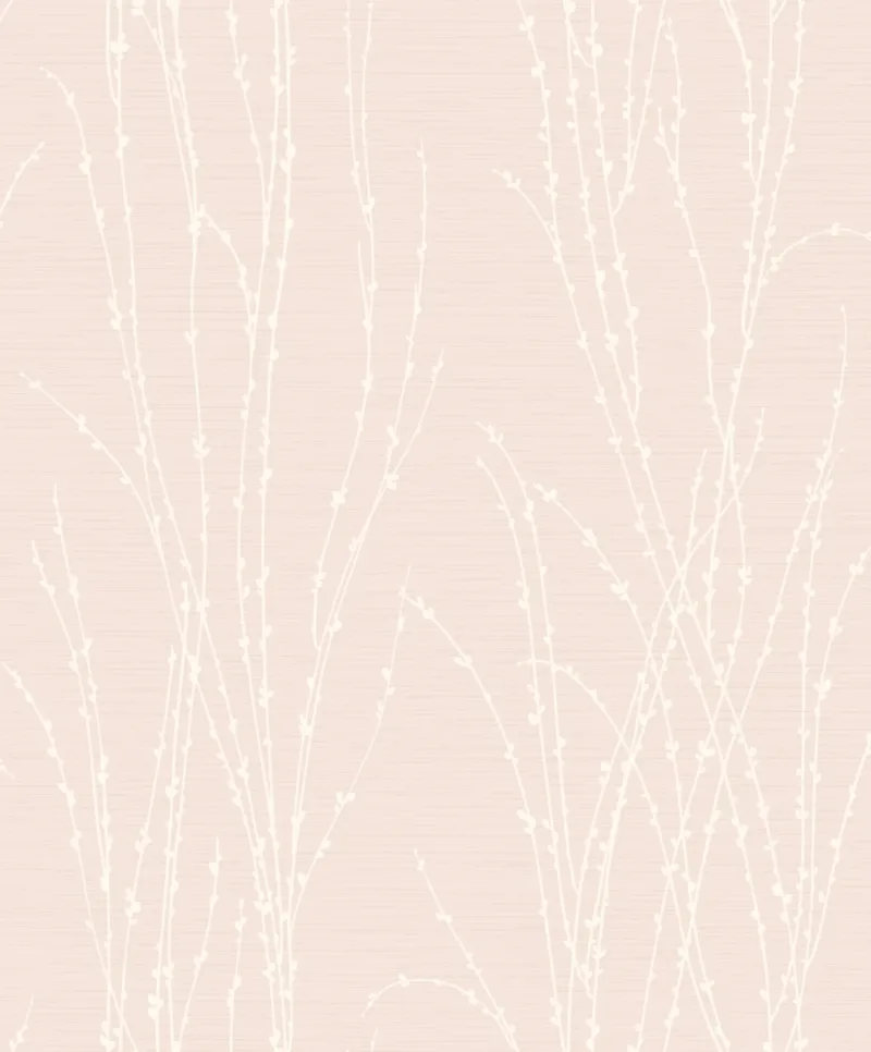 SK Filson Pink Botanical Ferns Wallpaper